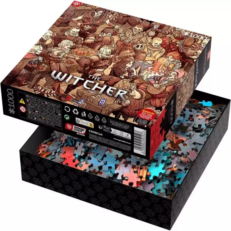 Puzle Good Loot Gaming Puzzle: The Witcher (Wiedźmin) cumpleaños, 1000 piezas