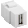 Goobay 79909 - Plano - Blanco - USB A - USB A - Conector hembra - Conector hembra (79909)