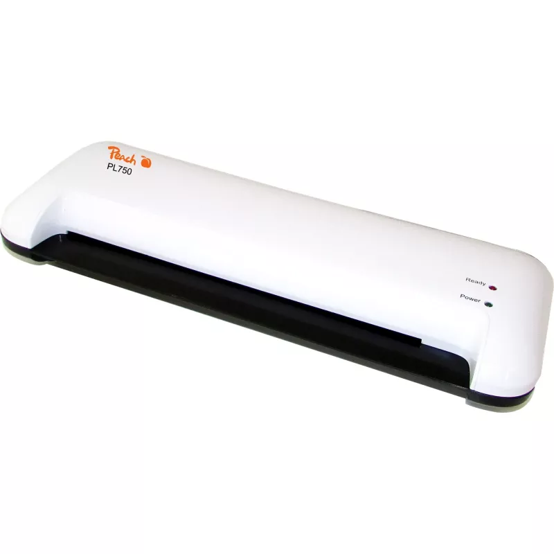 Peach PL750 Plastificadora en caliente 400 mm/min Negro, Blanco