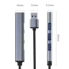 Hub USB QOLTEC 53793 — entrada USB 3.0, 3 conectores USB 2.0