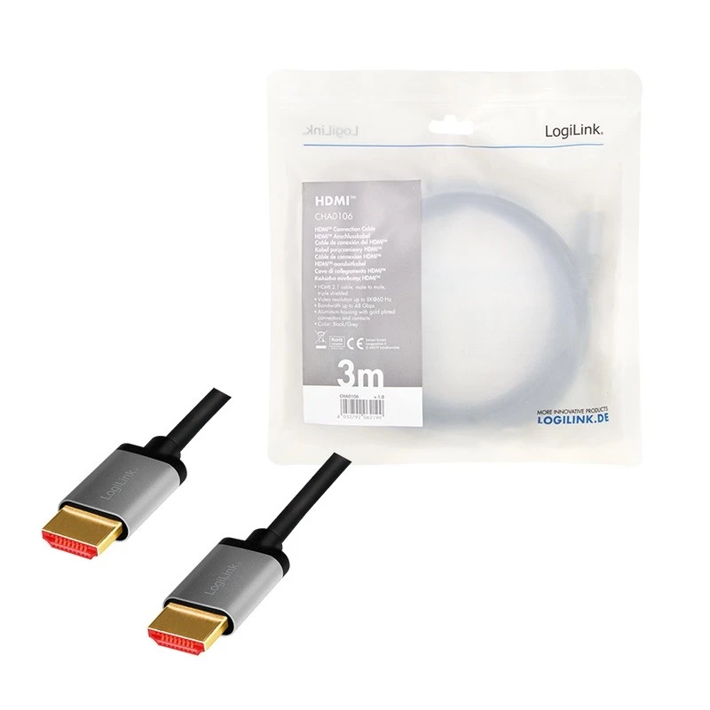 Cable HDMI LogiLink CHA0106 3m
