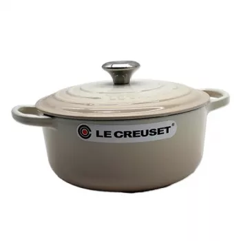 Le Creuset Signature Asadora redonda blanca 20 cm