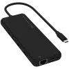 Adaptador multipuerto USB-C Satechi ST-P3D13K 13 en 1 con soporte para triple pantalla
