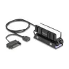Disipador DELOCK 18460 para SSD M.2 2280 — aluminio/cobre, RGB 5V, negro