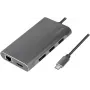 LogiLink UA0382 estación de acoplamiento y replicador de puertos para portátil cableado USB 3.2 Gen 1 (3.1 Gen 1) Type-C plateado (UA0382)