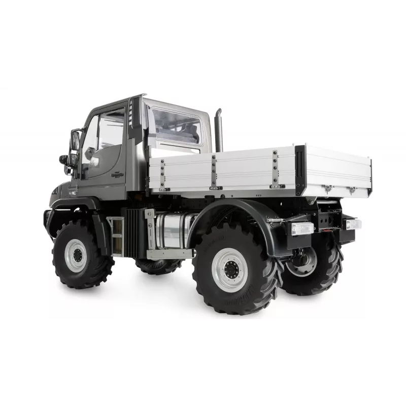 Amewi Mercedes-Benz Unimog portaimplementos 4WD antracita 1:10 ARTR (22683)