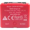 Shelly 1PM Mini Gen4 pack de 2 — relé inteligente Wi-Fi Shelly con medición de potencia, formato de módulo compacto