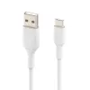 Cable USB Belkin CAB001BT3MWH 3 m USB-A USB-C blanco