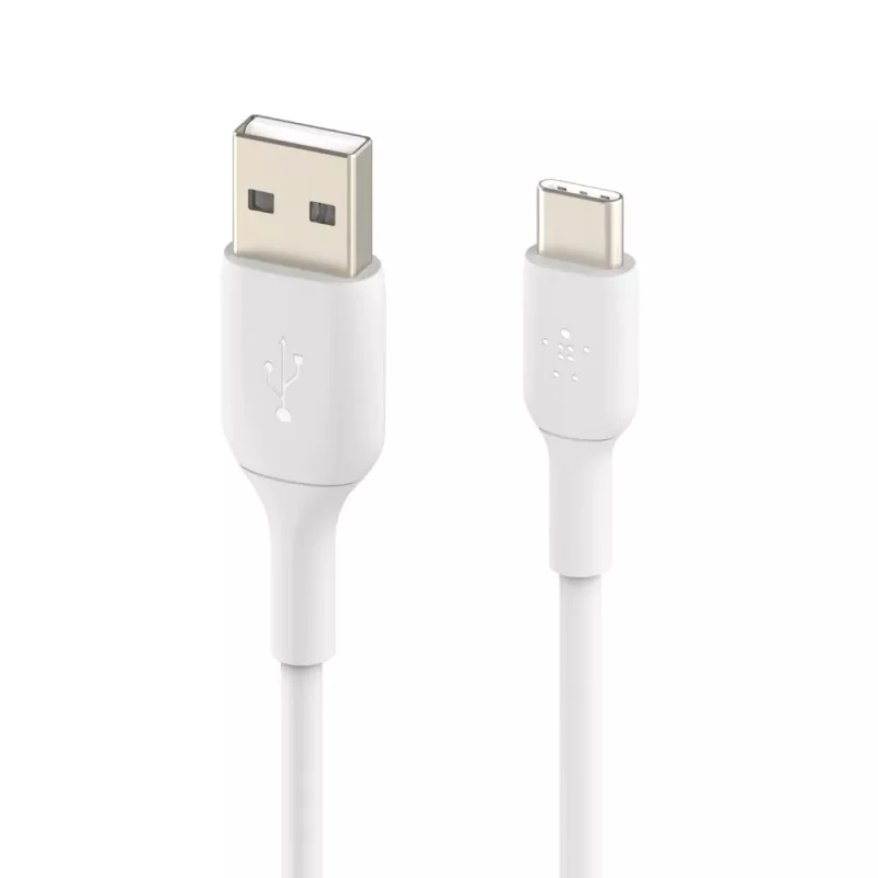 Cable USB Belkin CAB001BT3MWH 3 m USB-A USB-C blanco
