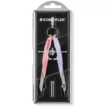 Staedtler Mars comfort 556 00-PA2 Compás de precisión, Rosa/Violeta