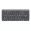 Conjunto de teclado y ratón multidispositivo negro gris