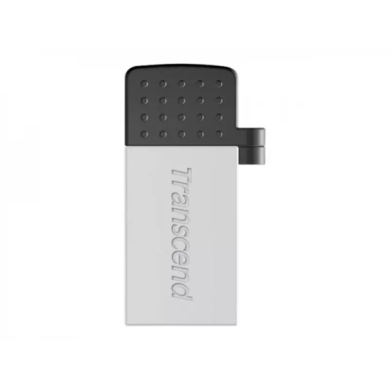 Transcend JetFlash Mobile 380 - Unidad flash USB - 16 GB - USB 2.0 - plateado (TS16GJF380S)
