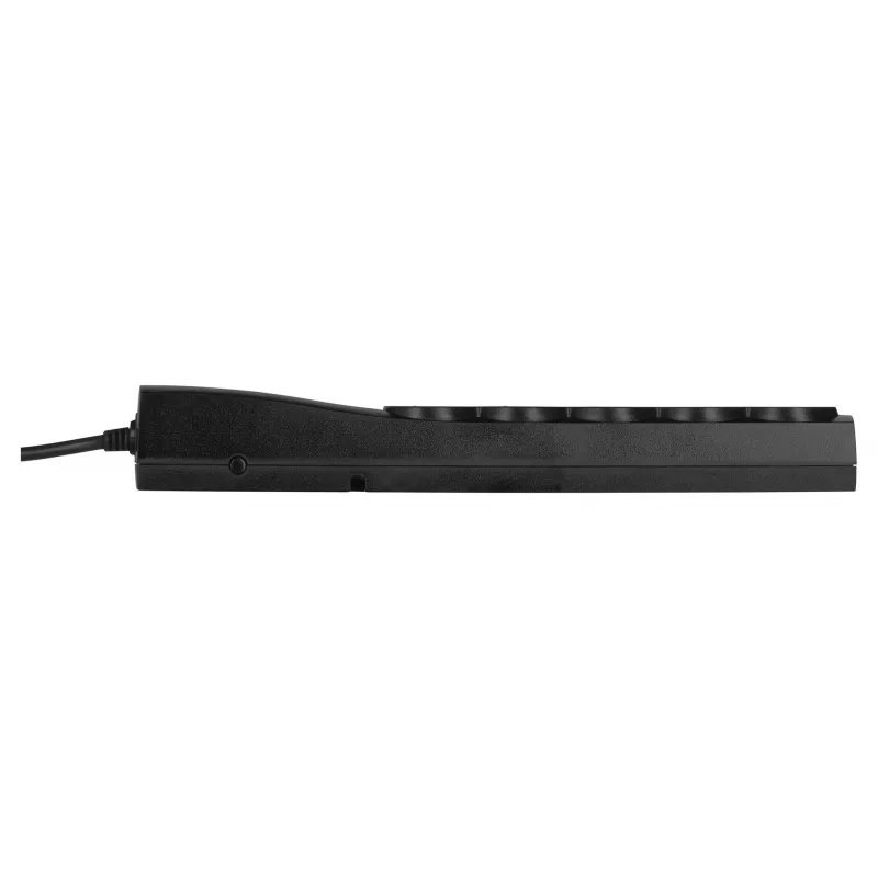 EVER Classic T/LZ09-CLA030/0000 protector contra sobretensiones, 5 tomas, 3 m, 250 V, protección infantil, LED, negro
