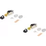 Conector de red RJ45 Cat.8.1 ShiverPeaks BS08-45001-2 metálico configurable en campo