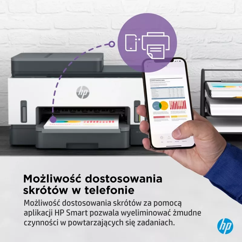 HP Smart Tank 750 impresora multifunción, depósito de tinta, color, WLAN, Smart App, dúplex, ADF, alimentador automático de documentos
