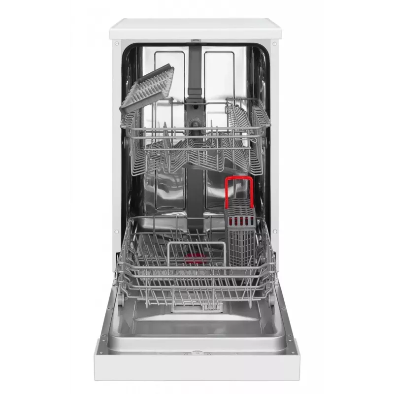 Amica DFM41E6qWMG lavavajillas de libre instalación, 10 cubiertos, 6 programas, 49 dB, clase energética E, blanco