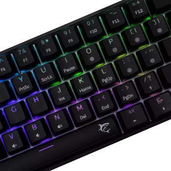 Teclado mecánico White Shark Shinobi-2 switch Blue negro distribución US