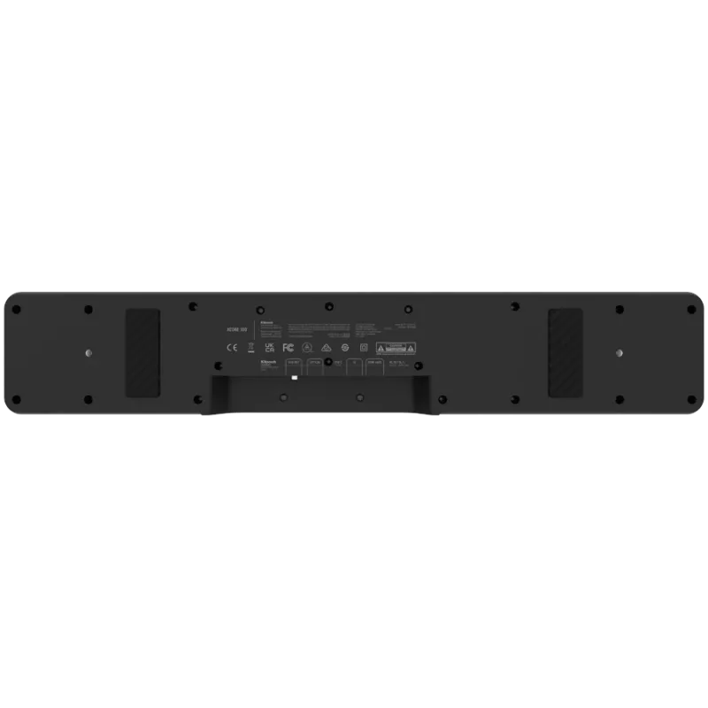 Barra de sonido KLIPSCH Flexus CORE 100 — 2.1 canales, 100 W, subwoofer integrado, gris/nogal