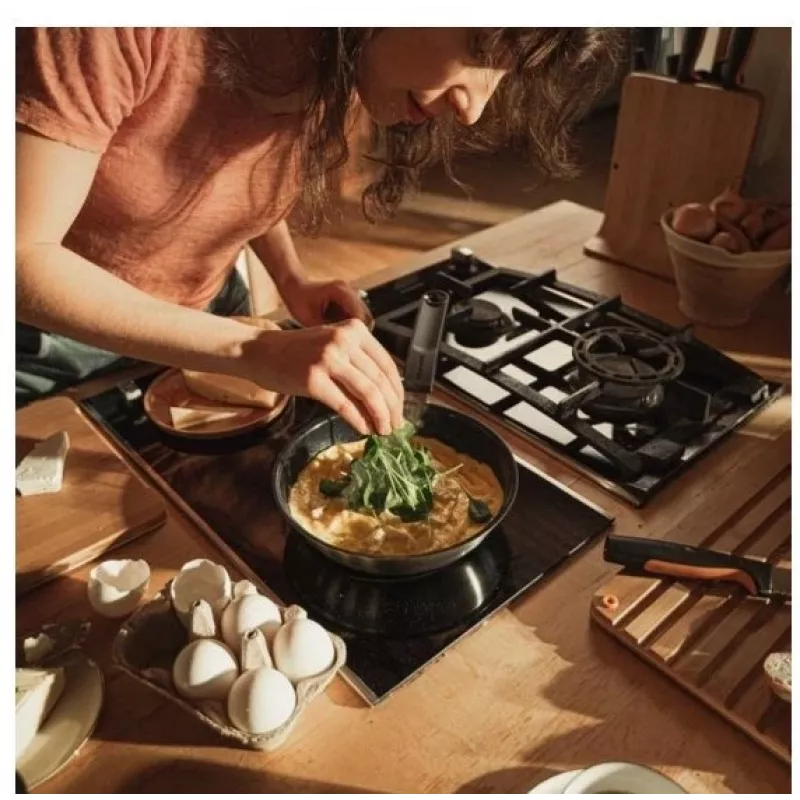 Fiskars 1072249 sartén Gourmet, redonda