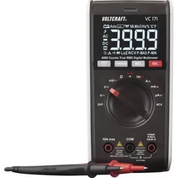 VOLTCRAFT VC171 Multímetro de mano digital CAT III 600 V Pantalla (cuentas): 4000 (VC-12232390)