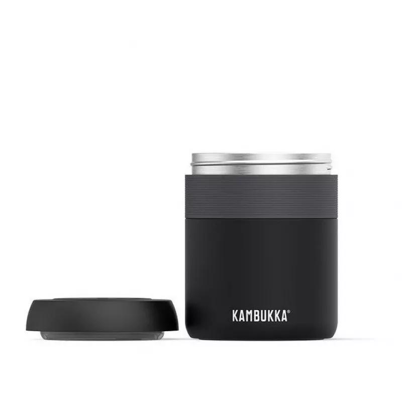 Termo para comida Kambukka Bora 600 ml - negro mate