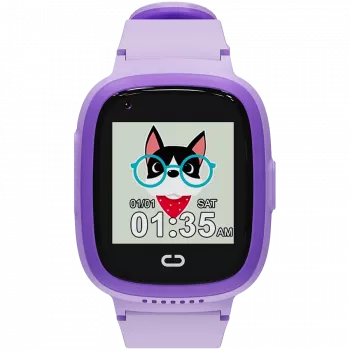 Reloj infantil CANYON Sunny KW-48 vídeo 4G GPS juegos y música violeta