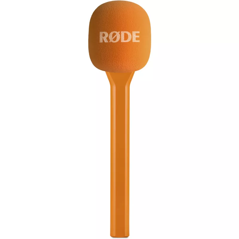 Rode Interview GO – micrófono compacto de mano para entrevistas, naranja