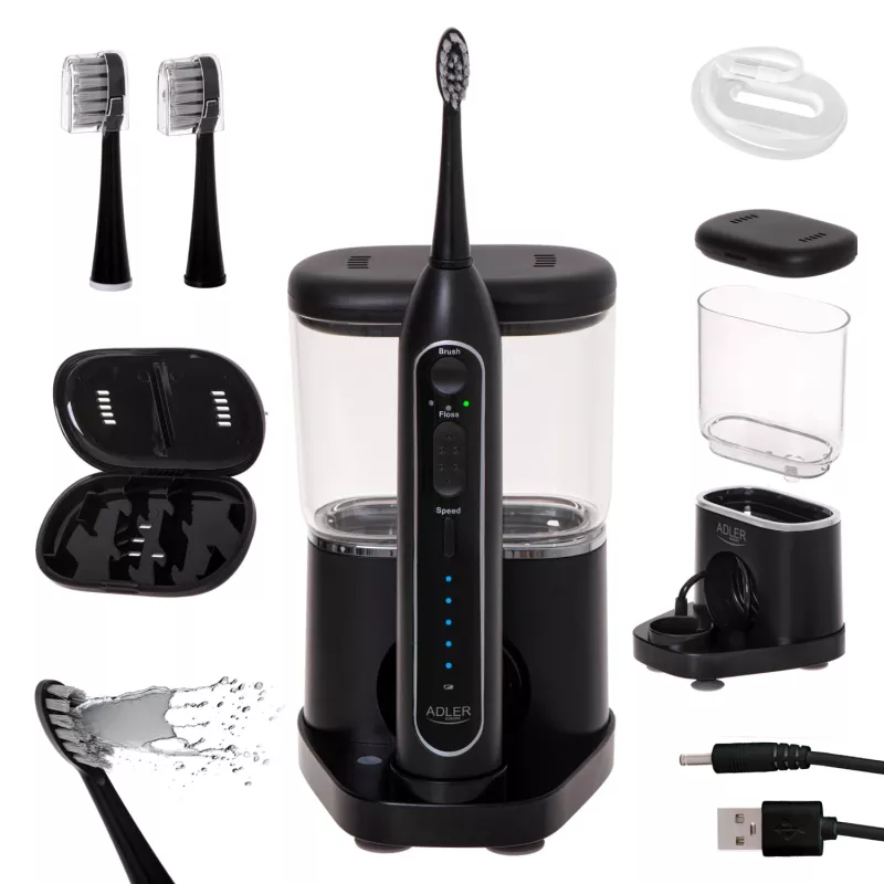 Adler AD 2180B cepillo de dientes eléctrico sónico negro