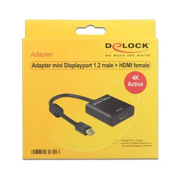 Adaptador de cable de vídeo DeLOCK 62611 Mini DisplayPort a HDMI