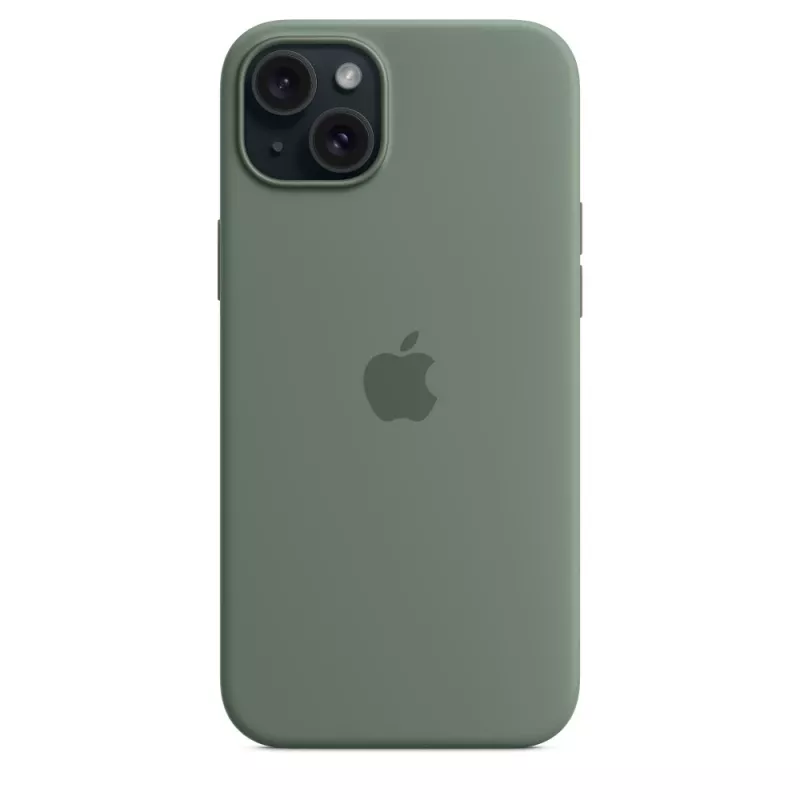 Apple iPhone 15 Plus Funda de silicona con MagSafe - Cypress