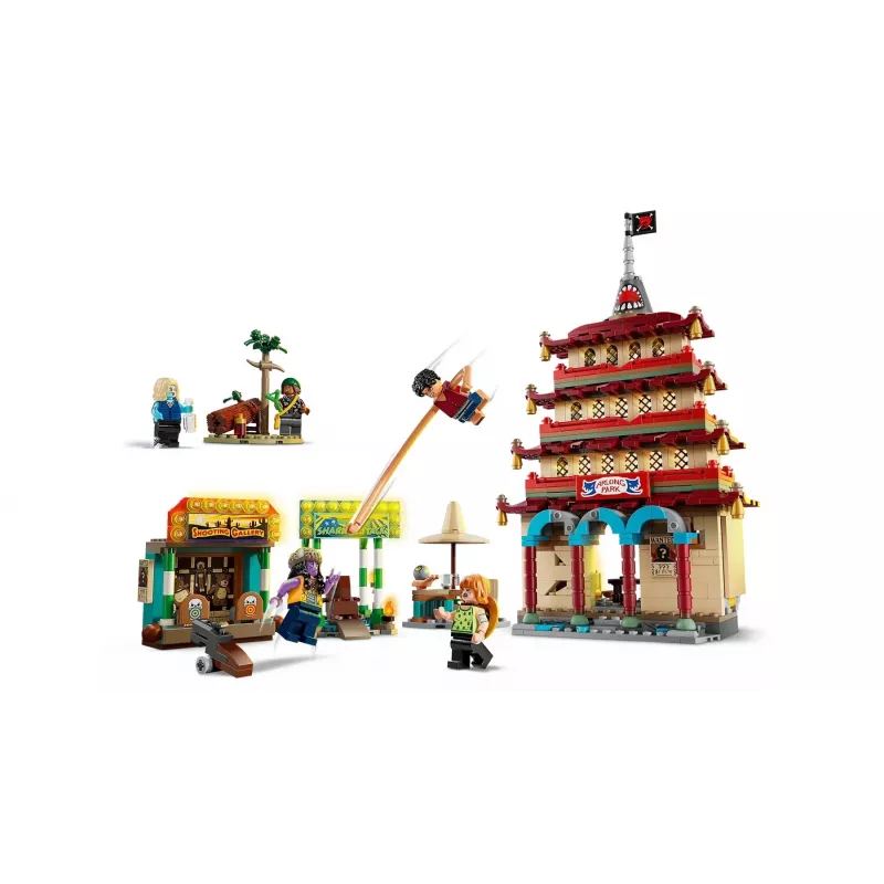 Set LEGO One Piece Arlong Park 75638 – 926 piezas, 5 minifiguras, recomendado a partir de 9 años, escenario detallado