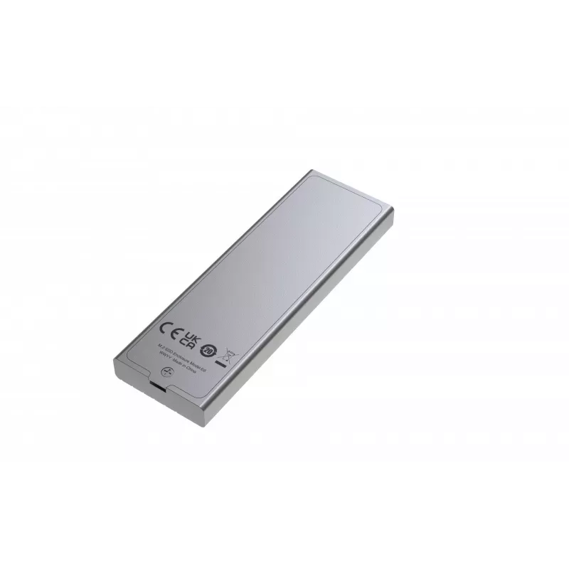 Caja para SSD Lexar E6 Plata M.2, PCIe, USB 3.2 Gen 2 (10 Gbit/s), USB‑C, aluminio, M.2 individual hasta 4 TB