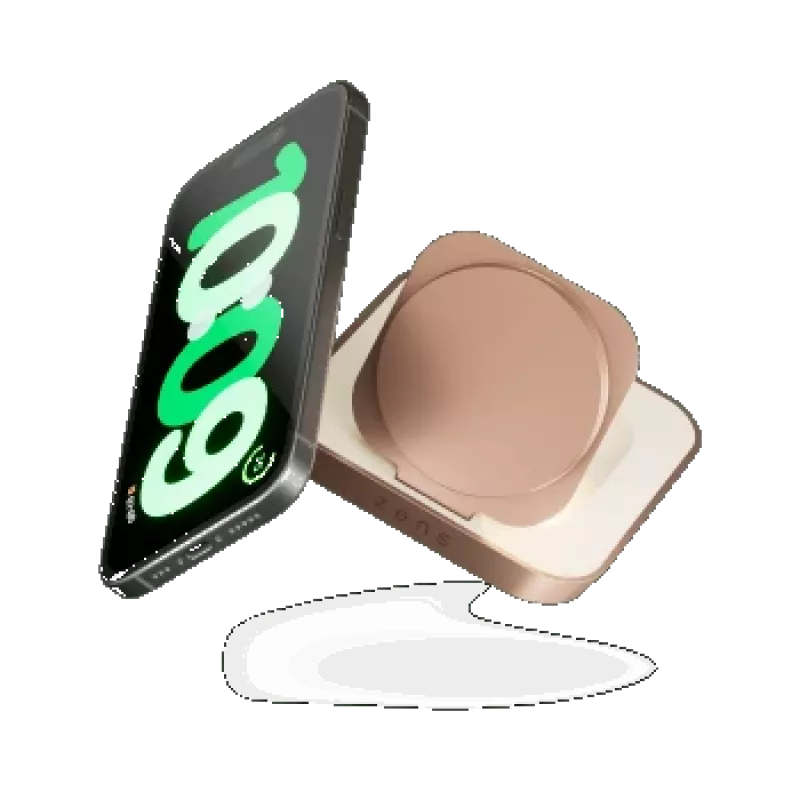 cargador inalámbrico Zens Aluminium Series 20W/15W para teléfonos y auriculares compatibles con Qi