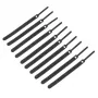 Set de bridas de cable Kolink KL-VCT-150 — 10 uds. bridas de velcro reutilizables, negro