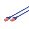 Cable de parcheo Digitus CAT 6 U/UTP LSZH 2m