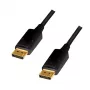 Cable de conexión AV DisplayPort LogiLink (1x DisplayPort – 1x DisplayPort) 1 m negro