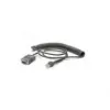 Zebra CBA-RF2-C09ZAR cable serie negro 2,8 m RS232 DB9