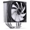 Disipador de CPU Jonsbo CA40 negro ARGB, ventilador PWM de 120 mm, 225 W TDP, negro
