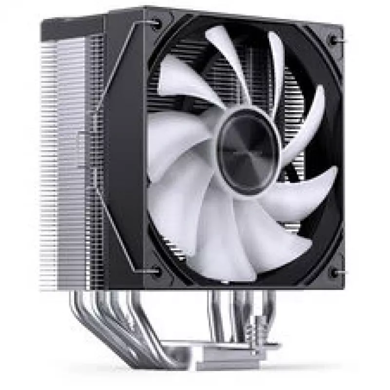 Disipador de CPU Jonsbo CA40 negro ARGB, ventilador PWM de 120 mm, 225 W TDP, negro