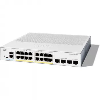 Switch gestionado Cisco Catalyst 1300-16P-4X 16 puertos GE PoE 4x10GE SFP+