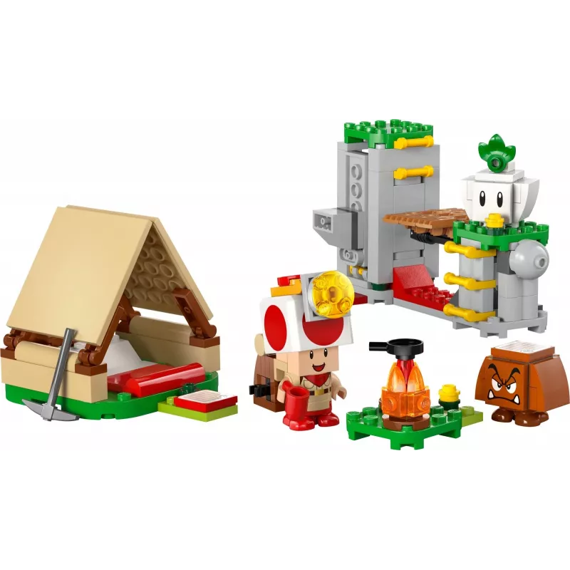Juguete de construcción LEGO Captain Toads Camp Set 72040 con funciones interactivas Super Mario