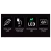 Lámpara de neón decorativa MANTA SNL90MT Style Neon Lights — motivo astronauta en cohete