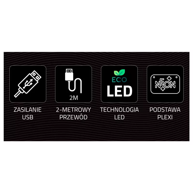 Lámpara de neón decorativa MANTA SNL90MT Style Neon Lights — motivo astronauta en cohete