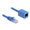 Cable de red DeLOCK 90364 RJ-45 Cat6 0,75 m azul