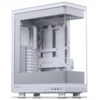 Caja de PC PHANTEKS Evolv X2 Matrix, torre Midi, E-ATX, cristal templado, Matrix LED – blanca