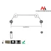 Maclean MC-557B soporte de pared ultrafino para TV, 37–70 pulgadas, máx. 50 kg, VESA hasta 800x400