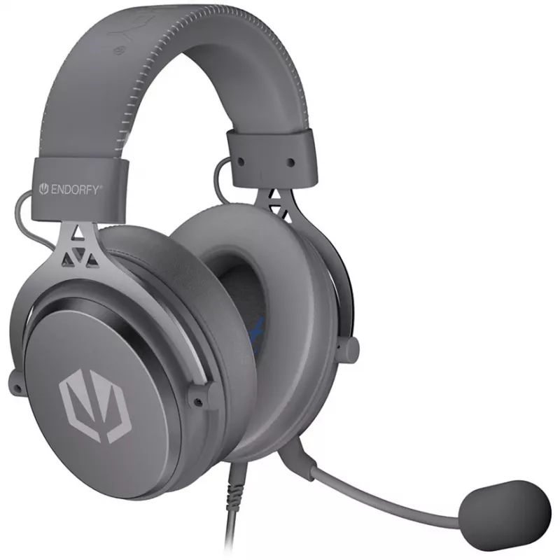 VIRO Plus USB Alt Gray, auriculares gaming gris oscuro, USB-A, jack de 3,5 mm, tarjeta de sonido USB 7.1