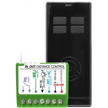 Set de control de distancia Spalding Proxima IN-OUT T4 — negro