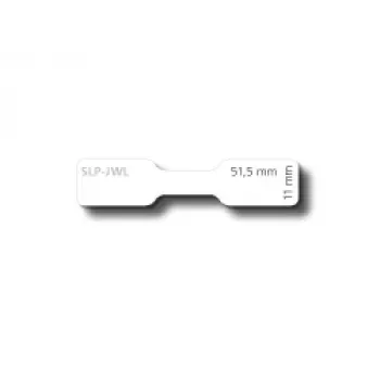 Seiko SLP-JWL etiquetas para joyas y cables, 11 x 51,5 mm, 1050 uds. (2 rollos x 525), blanco (42100728)