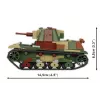 Bloques de construcción Cobi Tanque ligero 7TP modelo, 669 piezas, COBI-2661